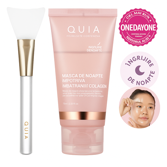 Masca de noapte cu colagen pentru volum și fermitate