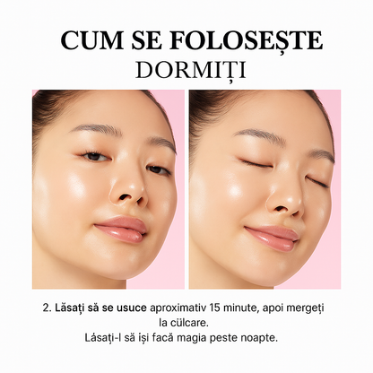 Masca de noapte cu colagen pentru volum și fermitate